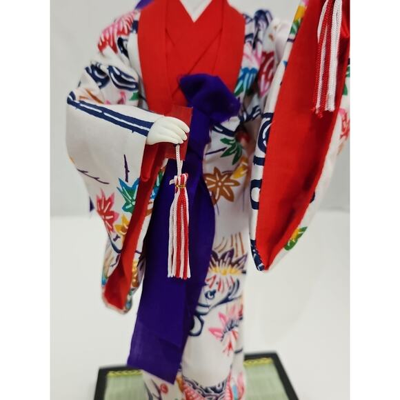 Vintage Japanese Ryukyu Geisha Doll 14" Traditional Female Figure in Kimono - Picture 3 of 16